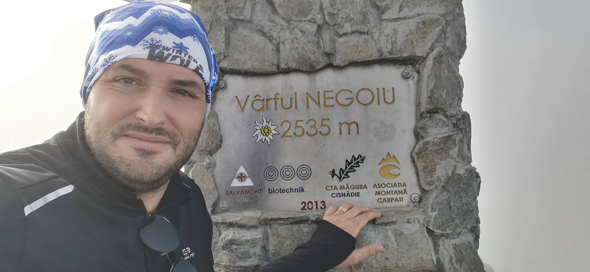 Andrei la Vârful Negoiu, 2535 m